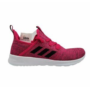 Adidas Girls Cloudfoam‎ Pure Pink Black Sneakers Shoes F36614 Size 6